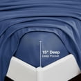 thumbnail image 4 of Twin Size Sheet Set Paisley Printed Bed Sheets for Single Bed Piece Microfiber Fitted Sheet with ” Deep Pocket & Straps Patterned Bedding Sheets & Pillowcase Set, 4 of 7