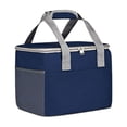thumbnail image 6 of Bxaolu Lunch Bag Women Men, Reusable Insulated Thermal&nbsp;Lunch Box Adult Water Resistant Lunch Tote Bag For Work, Picnic, Beach, Travel&nbsp;(Navy), 6 of 6