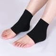 thumbnail image 3 of 1 Pair Shockproof Anti-slip Foot Heels Socks Breathable Elastic Sweat Absorbent Silicone Anti-Crack Moisturizing Shoes Pads, 3 of 6