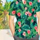 thumbnail image 3 of Blusa hawaiana de manga corta para hombre, Top hawaiano para vacaciones en la playa, fines de semana, viajes, moda, verano, 3 of 5