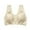 Beige, variant on Wdgfv Lace Bras for Women Front Close Fully Covered Cushioned Straps Wire Free Comfort Bra 5XL