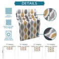 thumbnail image 7 of Table Runner Mid Century Abstract Art Table Decoration for Kitchen Dinning Symmetrical Geometric Yellow Grey Table Decoration for Indoor Outdoor Party Wedding Decor 13x72inch, 7 of 7