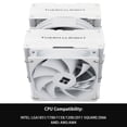 140mm white radiator, 6 heat pipe cooling, dual tower and dual fan ...
