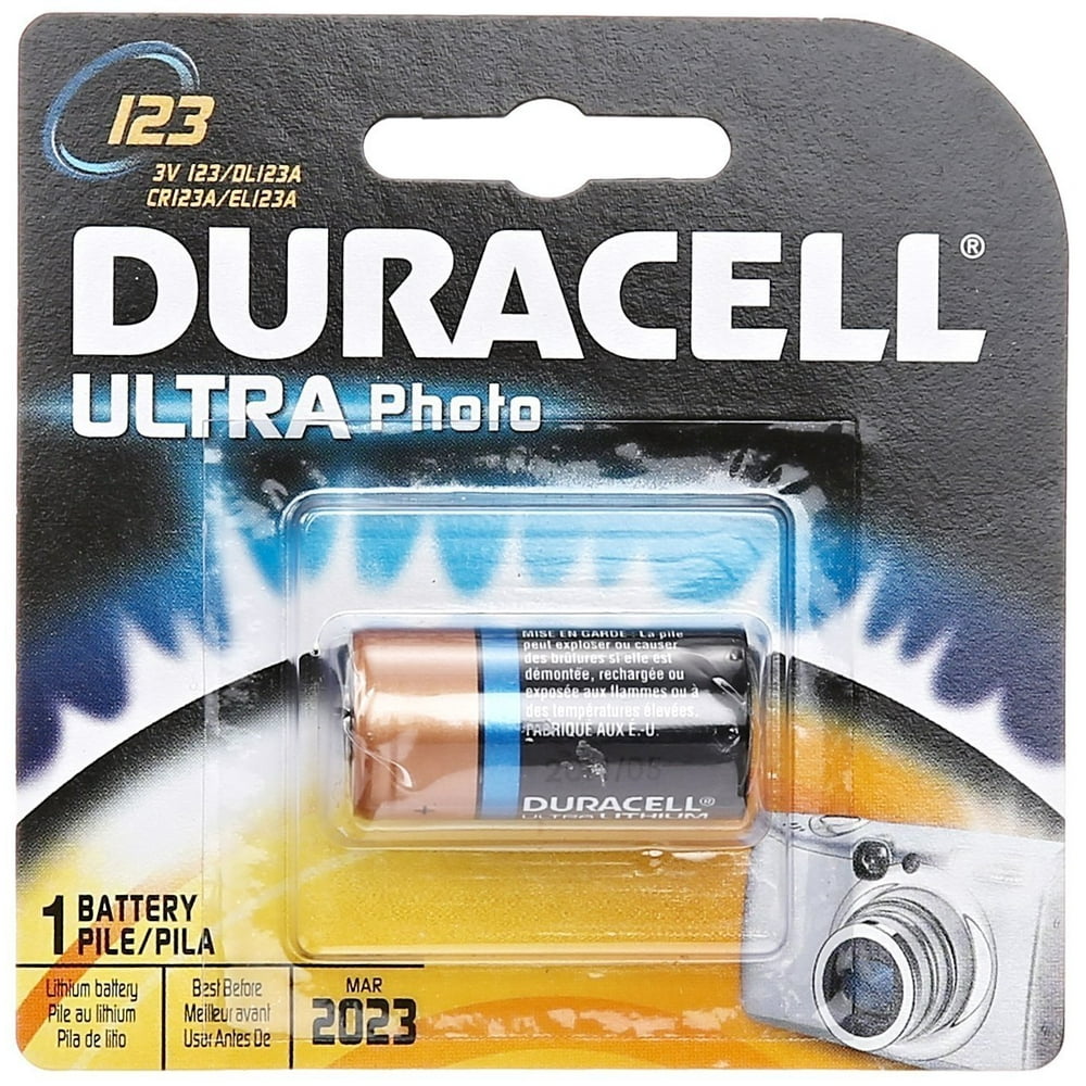 Duracell Ultra Lithium Photo Battery (123), 3 Volt - Walmart.com ...