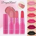 thumbnail image 3 of Matte Velvet Lipstick, Long Lasting Lipstick, Not Easy To Fade Red Star Rose Lipstick, Lightweight Compact Portable Design Suitable for All Seasons and Daily Use, 3 of 4