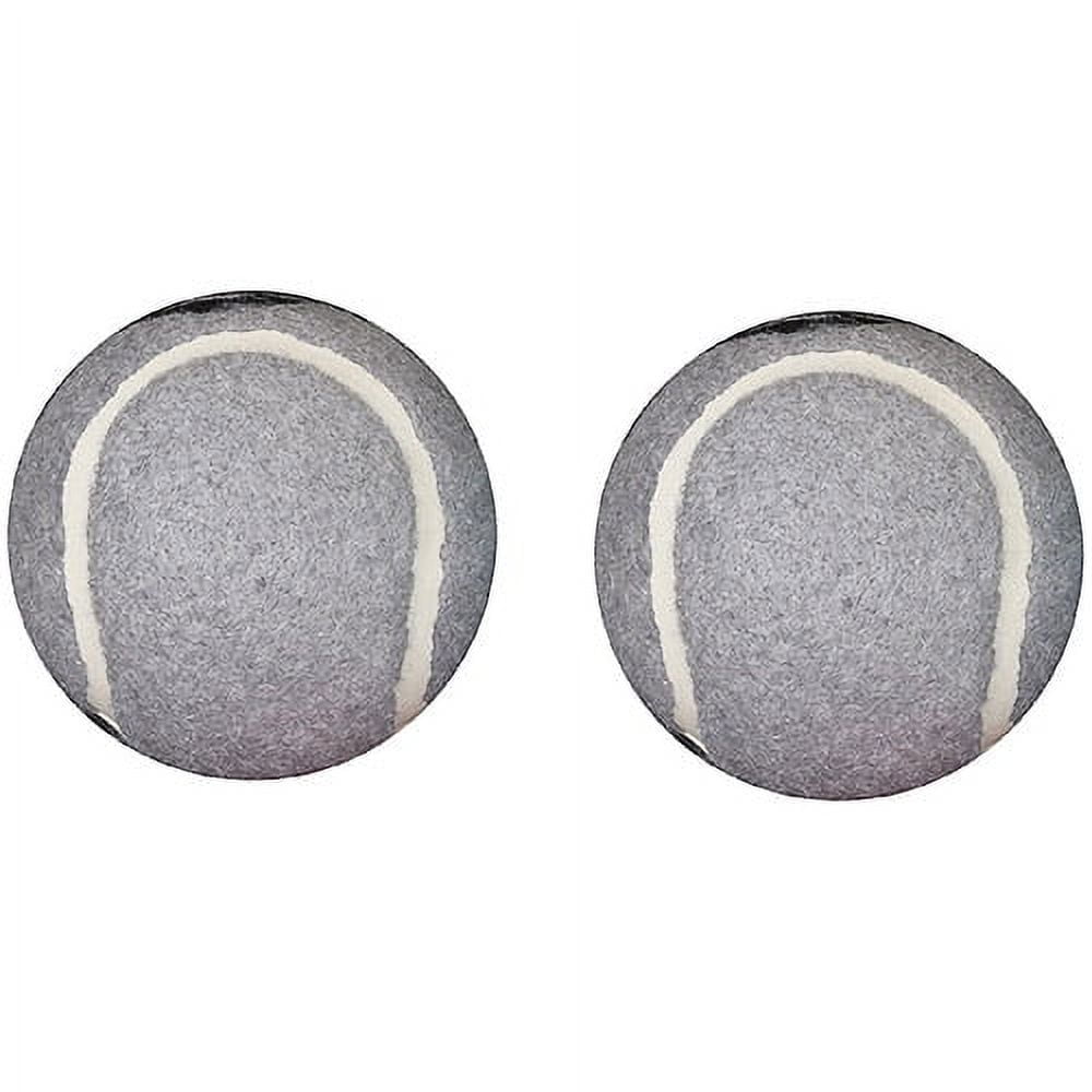 DMI Walkerballs Precut Walker Tennis Ball Glides, Fit Most Walkers, 1 Pair, Grey