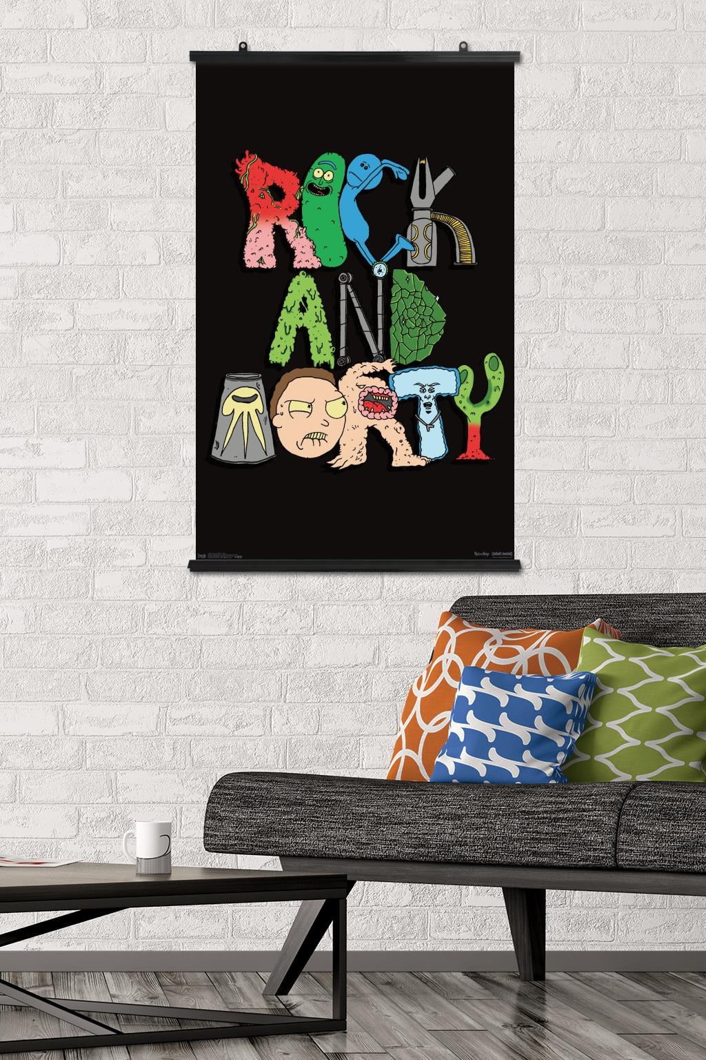 Rick And Morty - Sign Wall Poster, 22.375" x 34"