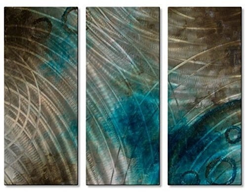 Metal Wall Artwork Sculpture Painting Abstract Modern Summer Solstice by All My Walls