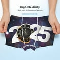 Logiee 2025 Happy New Year 4 Print Boys' Boxer Briefs,Tween Boy