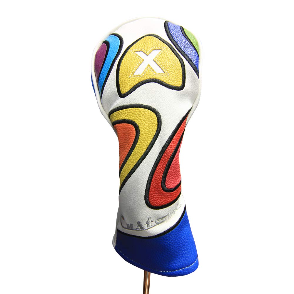 Majek Retro Golf Headcover Limited Edition Vintage Leather Style