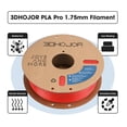 thumbnail image 2 of Filamento para impresora 3D 3DHojor PLA Pro (PLA+), 1,75 mm, 1 kg, rojo, 2 of 8