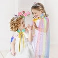 thumbnail image 5 of Little Girls Princess Dress up Trunk Multicolour Cape Jewelry Gift Set for Birthday Party Halloween Carnival 3-8 Years, 5 of 5