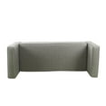 thumbnail image 4 of HomePop Banc de Rangement Rembourré en Tissu Moderne Rimo Gris/noyer, 4 of 10