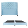 thumbnail image 1 of Box Base Cama King Size + Cabecera Sitka Azul Cielo, 1 of 6