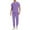 394#Light Purple, variant on Scrubs for Men Set – short Top and Pants Mens Scrub Sets with Pocket Dark Green S