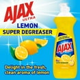 thumbnail image 2 of Ajax Ultra Triple Action Liquid Dish Soap, Lemon - 14 Fluid Ounce, 2 of 10