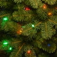 thumbnail image 5 of National Tree Company 7.5 ft. Pre-Lit Feel Real® Artificial Pencil Slim  Downswept Douglas® Fir Christmas Tree, Green, Dual Color® LED Lights, Includes PowerConnect System and Stand, 5 of 8