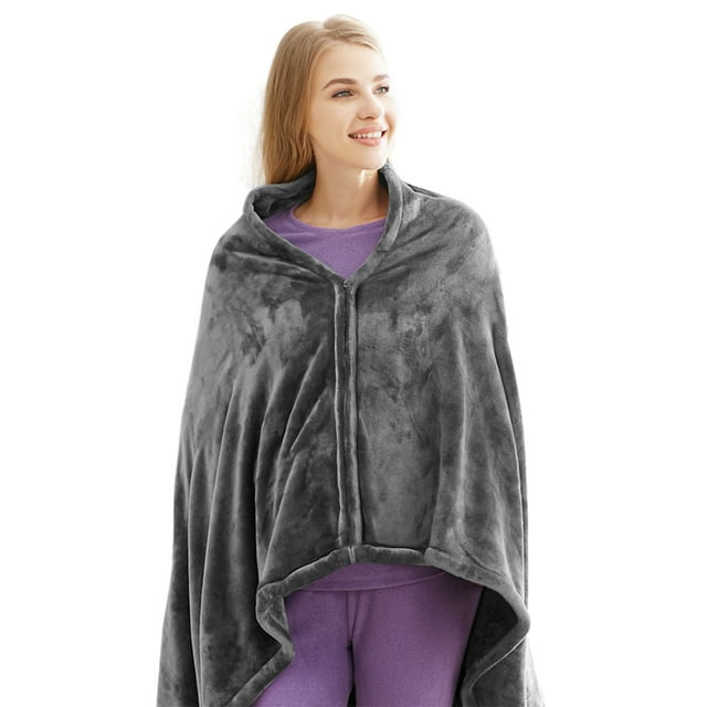 Labymos Couverture Électrique Couverture Chauffante Lavable Chargement USB Châle Chauffant Électrique Foulard Chauffante Isolée avec Réglage de Température à 3 Niveaux Protection contre le Froid Hommes/femmes Enveloppements Chauffants d'Hiver
