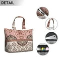 thumbnail image 3 of Aesthetic Paisley Pattern Duffel Bohemian Chic Weekender Bag with Artistic Floral Design, Vintage Mala Inspired, 3 of 5