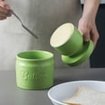 thumbnail image 6 of SWEEJAR Porcelain Butter Keeper Crock, French Butter Dish with Water Line, Ceramic Butter Container for soft butter (Green), 6 of 6