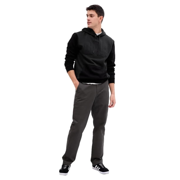 Pantalones GAP Essential Khaki Original Fit Negro Suave 32X34