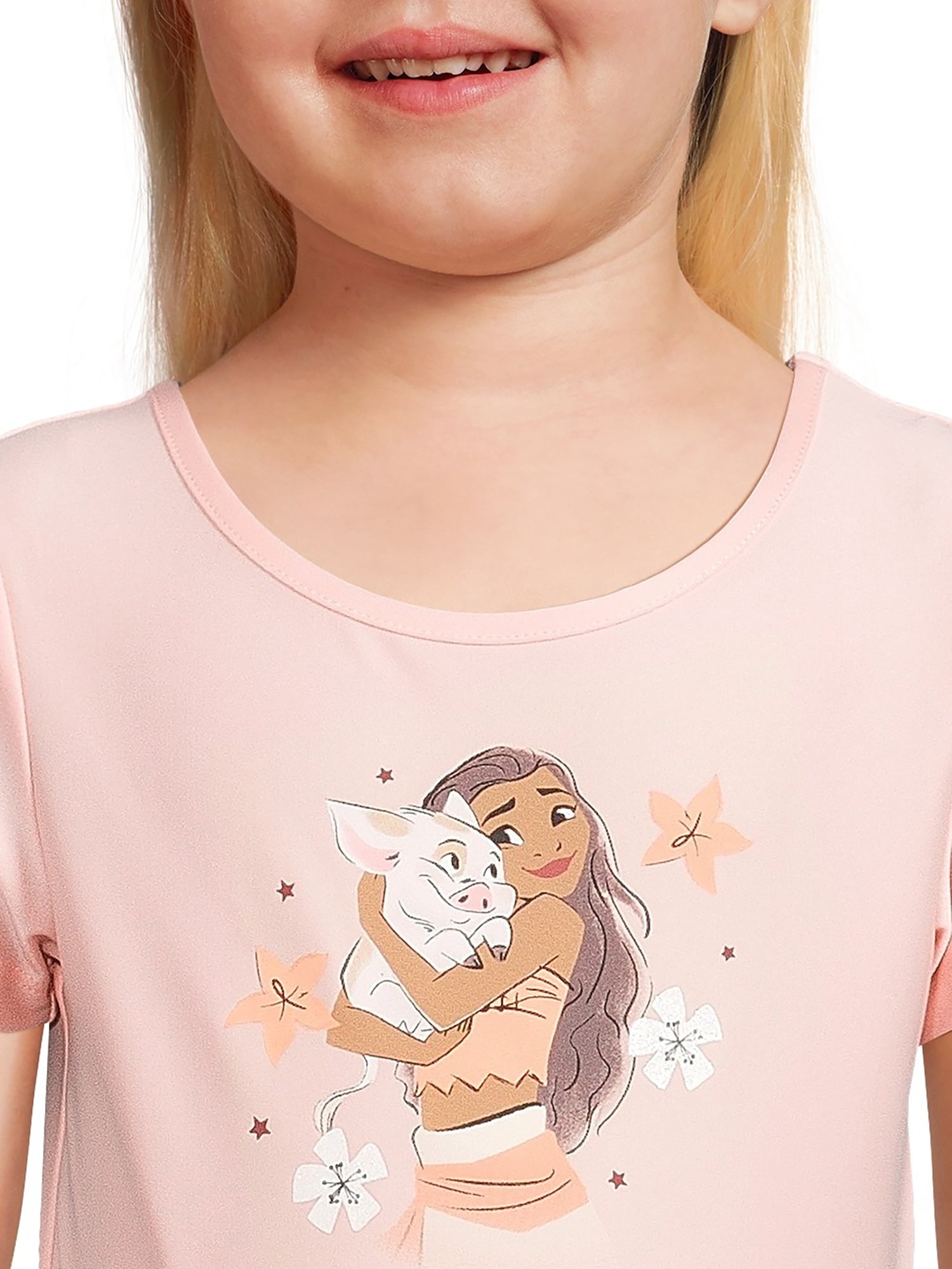 Disney Moana Toddler Girl Short Sleeve Tutu Dress, Sizes 12M-5T