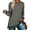 #08 Dark Gray, variant on Women Tops Long Sleeve Shirts Fall Tunic Crew neck Fashion Pullover Color Block Dressy Casual Loose Fit Side Slit Blouse Black