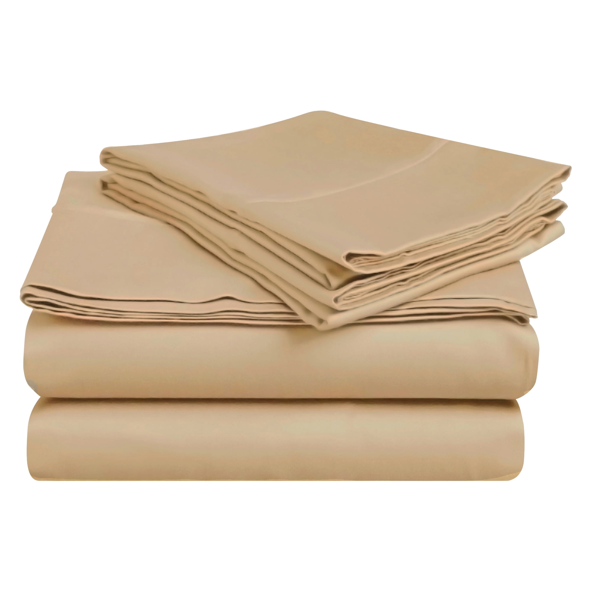400Thread Count 100 Egyptian Cotton Bedding Sheets & Pillowcases, 4Piece Sheet Set by