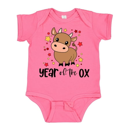 

Inktastic 2021 Year of the Ox Cute Gift Baby Boy or Baby Girl Bodysuit