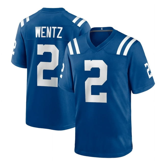 Men's Indianapolis Colts Football Jersey RICHARDSON 5# TAYLOR 28# WENTZ 2# Adult Sport Jersey