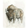 thumbnail image 2 of Harper, Ethan 26x32 Black Ornate Wood Framed with Double Matting Museum Art Print Titled - American Buffalo II, 2 of 4