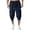 Blue, variant on Men's Pants, Men's Casual Pants Elastic Joggers Lightweight Comfortable Pants For Daily Wear Home Outdoor Walking Slim Fit Cropped Ankle Pants Pants for Men Grey XXXL