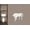 White, variant on Horse Silhouette #4 ~ Wall or Window Decal (13" x 17", Black)