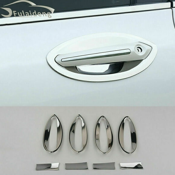 for Lincoln MKZ 2017 2018-2020 Chrome Exterior Door Handle Bowl Decor Cover Trim
