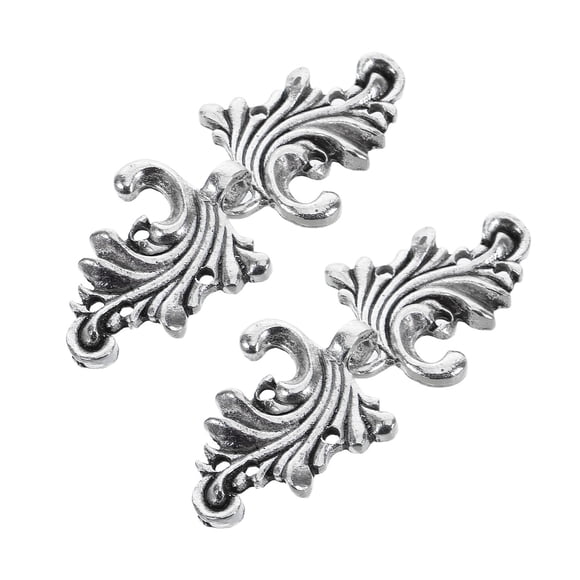 WEUVEB 2Pares De Clips Para Cardigan Y En Metal Plateado Con Tradicional