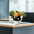 thumbnail image 6 of Rbaofujie Home Decor Vase Ceramic Black Fungoid For Decoration Vase Decorative Farm For Centerpieces Kitchen Office Living Room Floral Decoration For WeddingVases Home Decor Black, 6 of 6
