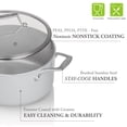 thumbnail image 6 of TECHEF - CeraTerra Collection, 5-quart Ceramic Nonstick Soup Pot with Glass Lid, Made in Korea, 6 of 7