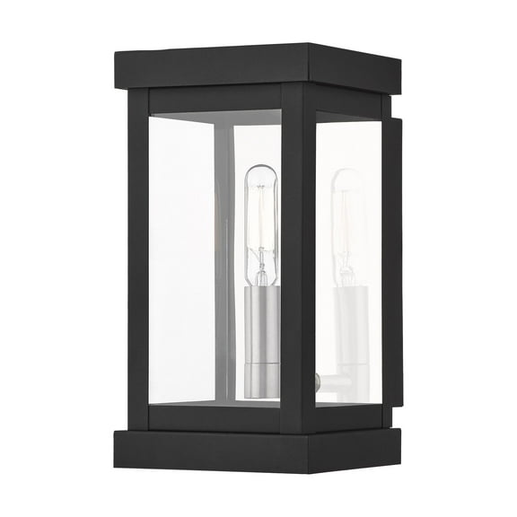 Livex Lighting Hopewell Outdoor Wall Lantern in Black