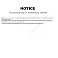 thumbnail image 2 of CMX Front Rear Ceramic Brake Pads Kit for Car Honda Accord Civic KCX-100159, 2 of 9