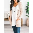 thumbnail image 2 of CPOKRTWSO Cardigan Tricoté Surdimensionné à Manches Longues Ouvert pour Femmes, 2 of 4