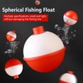thumbnail image 2 of 20pcs Fishing Float 25-50mm 5 Sizes Push Button Ultrasonic Round Buoy Floats Fishing Tackle Accessories, 2 of 8