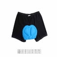 thumbnail image 3 of Naiovety Unisex Verano Color Sólido Transpirable Sudor Ciclismo Acolchado Pantalón Corto Ropa Interior Ciclismo azul XL Naiovety HW4536-04, 3 of 6