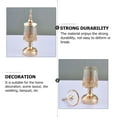 thumbnail image 4 of ELAYARD Stylish and Metal Candle Holder for Tabletop Decor, Elegant Centerpiece for Home and Events, 4 of 7