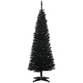 thumbnail image 1 of Lápiz HOMCOM artificial con forma de árbol de Navidad de 5 pies con 294 puntas, color negro, 1 of 9