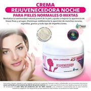 Crema Facial Rejuvenecedora Noche para pieles normales o mixtas Natural De Mexico