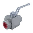 thumbnail image 1 of Hydraulic Pressure Ball Valve 1/2 Female Thread Carbon Steel Two-position Three-way High Pressure Ball Valve ,Durable, 1 of 6