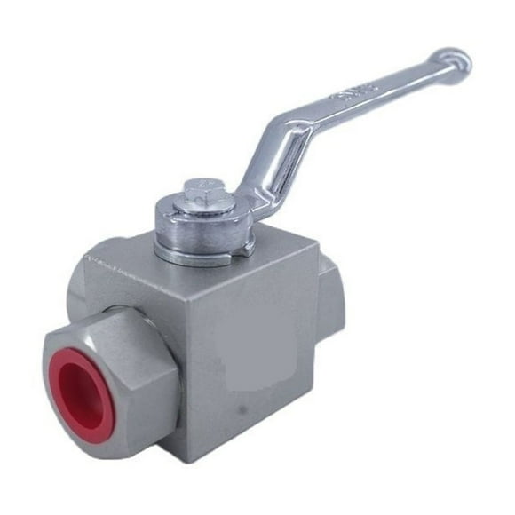 Hydraulic Pressure Ball Valve 1/2 Female Thread Carbon Steel Two-position Three-way High Pressure Ball Valve ,Durable