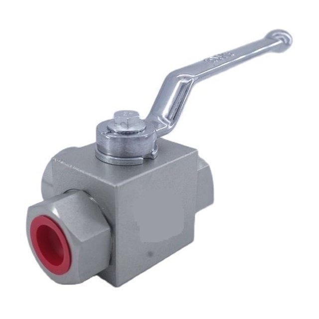Hydraulic Pressure Ball Valve 1/2 Female Thread Carbon Steel Two-position Three-way High Pressure Ball Valve ,Durable