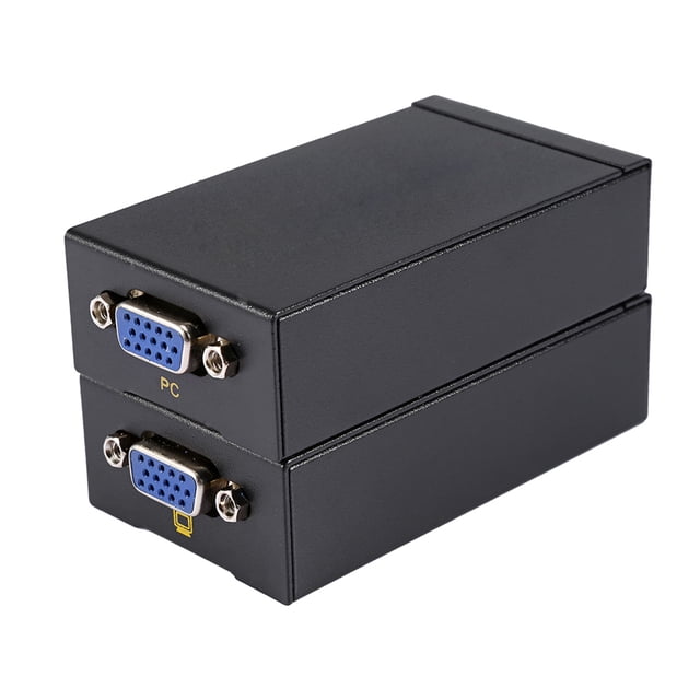 VGA Extender with Audio, Extend VGA Stereo Audio Signal Up to 100m Over RJ45 Cable