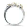 thumbnail image 3 of Prosper Platinum Ring With Golden Loops, 3 of 4